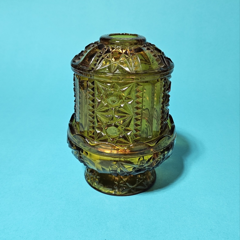 Vintage Amber Fairy lamp